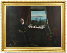 SIR JOHN LOGAN CAMPBELL AT KILBRYDE, PARNELL by Louis John Steele